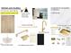 Kitchen and scullery detail sheet showing the lighting, backsplash, faucet, and sink selections at 1500 Ridge Rd, Raleigh, NC 27607
