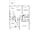 Detailed first-floor plan featuring a kitchen, Gathering room, owner's suite, garage, and breakfast nook at 17 Spring Crest Dr # 68, Angier, NC 27501