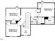 Second-floor plan showing three bedrooms, a bathroom, and attic access, optimized for spacious living at 17 Spring Crest Dr # 68, Angier, NC 27501
