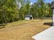 A spacious backyard includes an outdoor storage building at 1903 Edgerton Dr, Durham, NC 27703