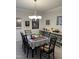 Formal dining area featuring chandelier lighting and elegant decor at 204 Plank Bridge Way, Morrisville, NC 27560