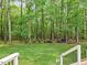 Enjoy this well-manicured, large backyard with mature trees, perfect for outdoor activities at 2169 Rawls Church Rd, Angier, NC 27501