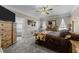 Bedroom boasts hardwood floors, plenty of natural light, and an en-suite bathroom at 226 Fletcher Ridge Rd, Timberlake, NC 27583