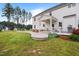 Spacious backyard patio with ample seating areas perfect for outdoor entertaining at 233 Berg St, Smithfield, NC 27577