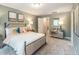 Serene bedroom with calming color scheme, plush carpet, and decorative accents at 269 Ivy Ridge Rd, Chapel Hill, NC 27516