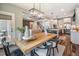 Open concept dining area flowing into the kitchen and living spaces, perfect for gatherings and easy living at 269 Ivy Ridge Rd, Chapel Hill, NC 27516