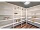 Large walk-in pantry offers generous shelving for optimal organization and storage at 269 Ivy Ridge Rd, Chapel Hill, NC 27516