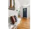 Charming foyer features a bench with pillows and a view into other rooms at 2702 Richwood Rd, Durham, NC 27705