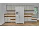 White refrigerator surrounded by ample cabinetry and counter space in kitchen at 2901 Horse Shoe Farm Rd, Wake Forest, NC 27587
