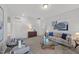 Spacious living room with a comfortable seating area, modern decor, and lots of natural light at 316 Barley Mill Rd, Holly Springs, NC 27540