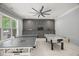 Game room featuring a ping pong table, shuffleboard and custom wall decor at 325 Forest Bridge Rd, Youngsville, NC 27596