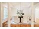 Stylish dining room with modern chandelier and elegant decor at 3804 Nottaway Rd, Durham, NC 27707