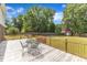 Cozy wooden deck perfect for outdoor dining and entertaining with view of backyard at 3909 Inland Ct, Raleigh, NC 27606