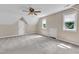 Spacious bonus room with natural light, high ceiling, and ample closet space at 3909 Inland Ct, Raleigh, NC 27606