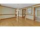 Bright dining room with hardwood floors and a chandelier at 3909 Inland Ct, Raleigh, NC 27606