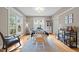 Bright and airy dining room with a dining table set and hardwood floors at 408 Jerome Rd, Durham, NC 27713