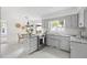 Stylish kitchen with modern appliances and access to breakfast nook and backyard at 4704 Lancashire Dr, Raleigh, NC 27613