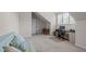 Spacious bonus room featuring a desk and seating at 525 Morning Oaks Dr, Holly Springs, NC 27540
