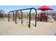 This community park showcases a swing set, slide, and play area at 525 Morning Oaks Dr, Holly Springs, NC 27540