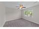 Spacious bedroom with a ceiling fan at 5705 Tannibark Ln, Fuquay Varina, NC 27526