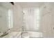 A full bathroom with a tub-shower combo and vanity sink at 5743 Craig Rd, Durham, NC 27712