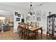 Inviting dining room providing views of the living room and kitchen at 6237 Nc 96 Hwy W, Youngsville, NC 27596