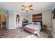 Bedroom with a ceiling fan at 636 Copper Beech Ln, Wake Forest, NC 27587