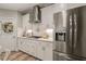 Modern kitchen with stainless steel appliances and a gas cooktop at 636 Copper Beech Ln, Wake Forest, NC 27587