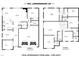 Detailed floor plan showcasing layouts for both floors and square footage at 901 Lemongrass Ln, Wake Forest, NC 27587