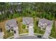 Aerial view of a well-manicured lawn in a quiet neighborhood, blending comfort with community living at 948 Uprock Dr, Cary, NC 27519