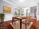 Elegant dining room with ample space for a large table and chairs at 948 Uprock Dr, Cary, NC 27519