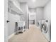 Well-equipped laundry room with modern washer and dryer at 948 Uprock Dr, Cary, NC 27519