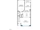 Detailed floorplan showcasing the layout of the foyer, kitchen, garage, and Gathering room at Lot 5 Cooper St, Sanford, NC 27330