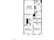 Second floor floorplan featuring bedrooms, bathrooms, walk in closet, and laundry at Lot 6 Cooper St, Sanford, NC 27330