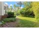 Lush lawn with mature trees and landscaping at 101 Pickett Ln, Cary, NC 27511
