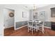 Cozy dining room with ample natural light and modern decor at 1016 Pemberly Ave, Morrisville, NC 27560