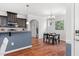 Open-concept kitchen and dining area with modern finishes and ample space at 1016 Pemberly Ave, Morrisville, NC 27560