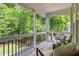 Screened in porch overlooking backyard is perfect for entertaining and relaxation at 12428 Penrose Trl, Raleigh, NC 27614