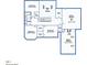Second floor layout featuring bedrooms, bathrooms, bonus room, and walk-in closets at 1913 Wild Dunes Dr, Raleigh, NC 27604