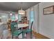Dining room features hardwood floors, stylish furniture, and plenty of natural light at 2442 Stevens Rd, Raleigh, NC 27610