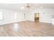Spacious living room with plenty of natural light and open access to an adjacent dining room at 2581 Green Valley Blvd, Burlington, NC 27217