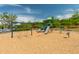Community playground offering swings and slides for Gathering fun, covered by mulch at 311 Windrush Ln, Durham, NC 27703