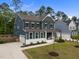 Inviting two-story home with a well-maintained lawn, attached garage, and a classic blue exterior at 3866 Keohane Dr, Durham, NC 27705