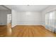 Elegant dining room with hardwood floors, chandelier, and natural light at 406 N Wakefield St, Zebulon, NC 27597