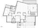Architectural floor plan of the upper level of the house at 4120 Picardy Dr, Raleigh, NC 27612