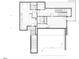 Architectural floor plan of the main level of the house at 4120 Picardy Dr, Raleigh, NC 27612