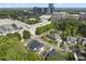 Neighborhood with tree-lined streets and modern architecture at 4139 Rockingham Dr, Raleigh, NC 27609