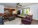 Cozy living room with a comfortable seating arrangement and natural light at 449 Hill Rd, Franklinton, NC 27525