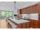 Contemporary kitchen featuring a large island, modern appliances, and sleek design at 501 S Bloodworth St # 101, Raleigh, NC 27601