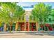 Charming building facade with large windows and vintage architectural details at 501 S Bloodworth St # 101, Raleigh, NC 27601